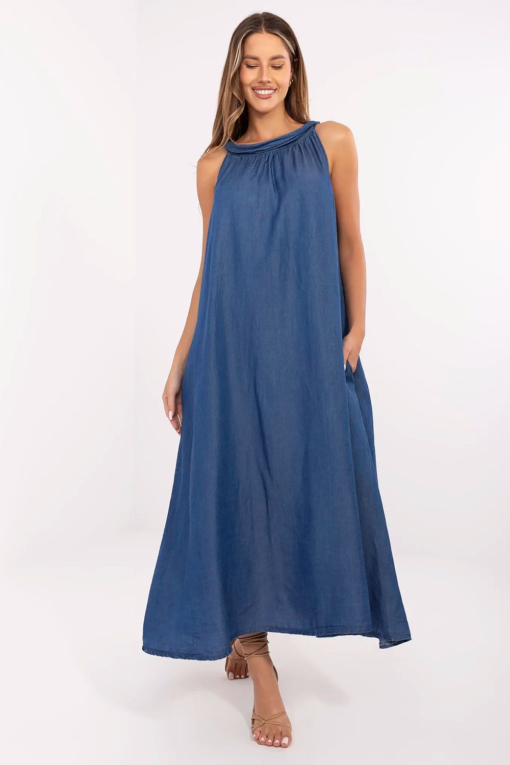  Sukienka Model DHJ-SK-A7969.89 Dark Blue - Italy Moda 