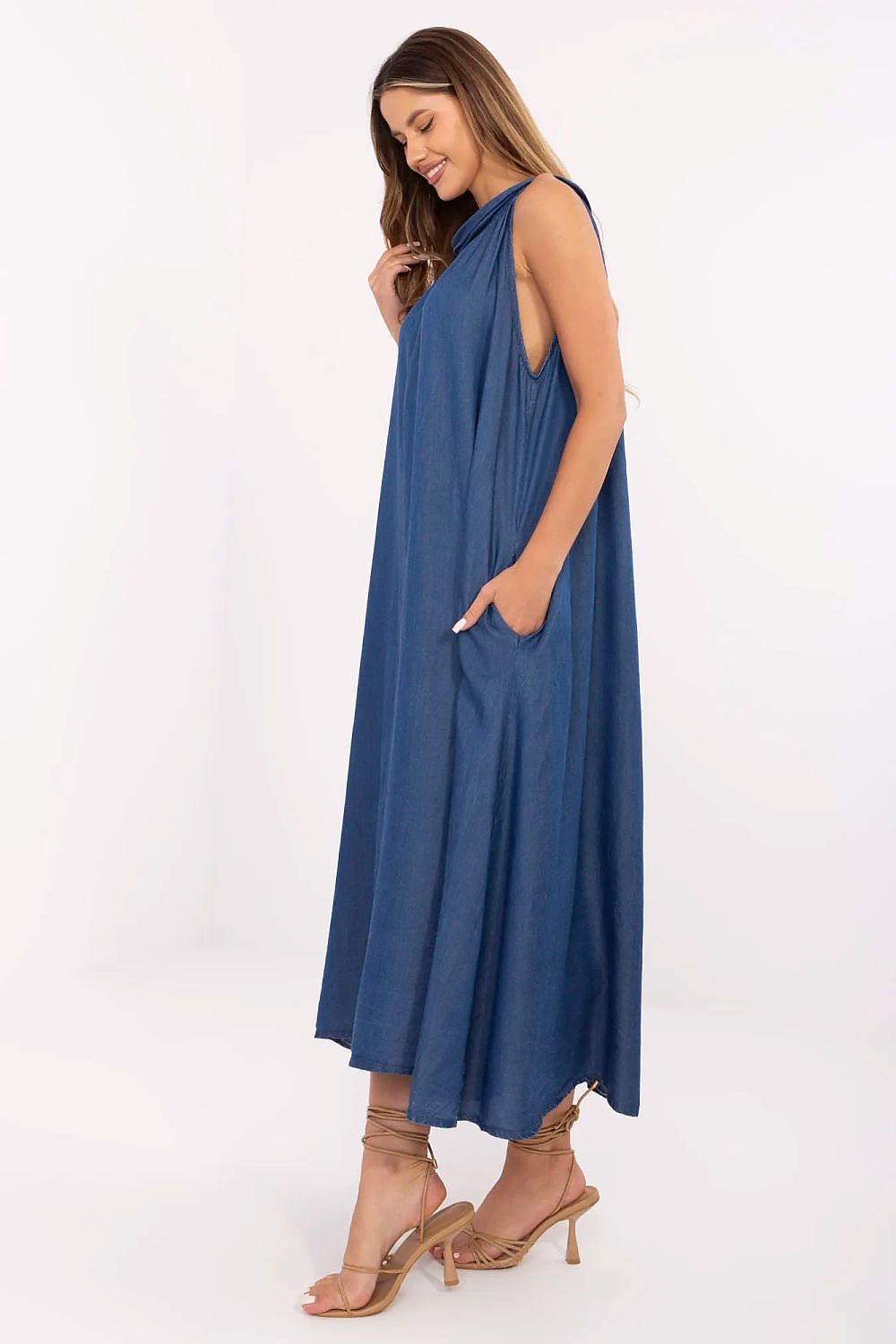  Sukienka Model DHJ-SK-A7969.89 Dark Blue - Italy Moda 