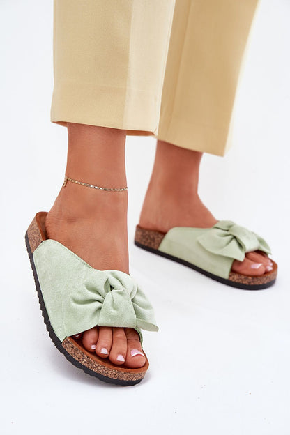  Sandał Klapki Model Seressa WD293 Mint - Step in style 