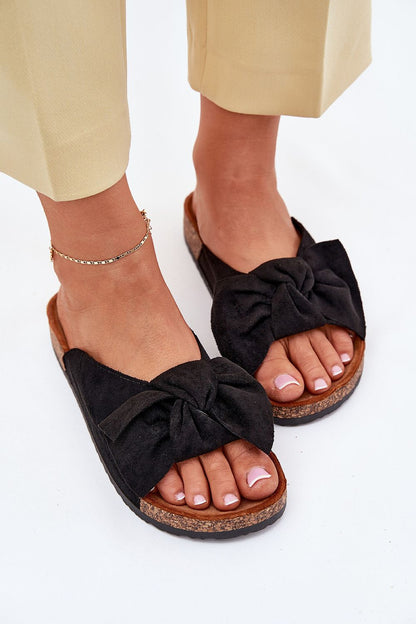  Sandał Klapki Model Seressa WD293 Black - Step in style 