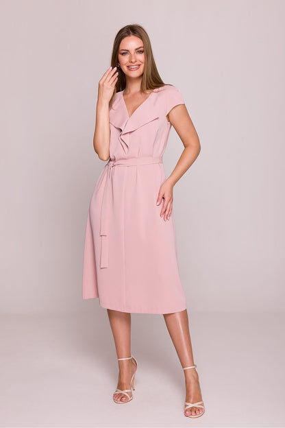   Sukienka Model S411 Powder Pink - Stylove 