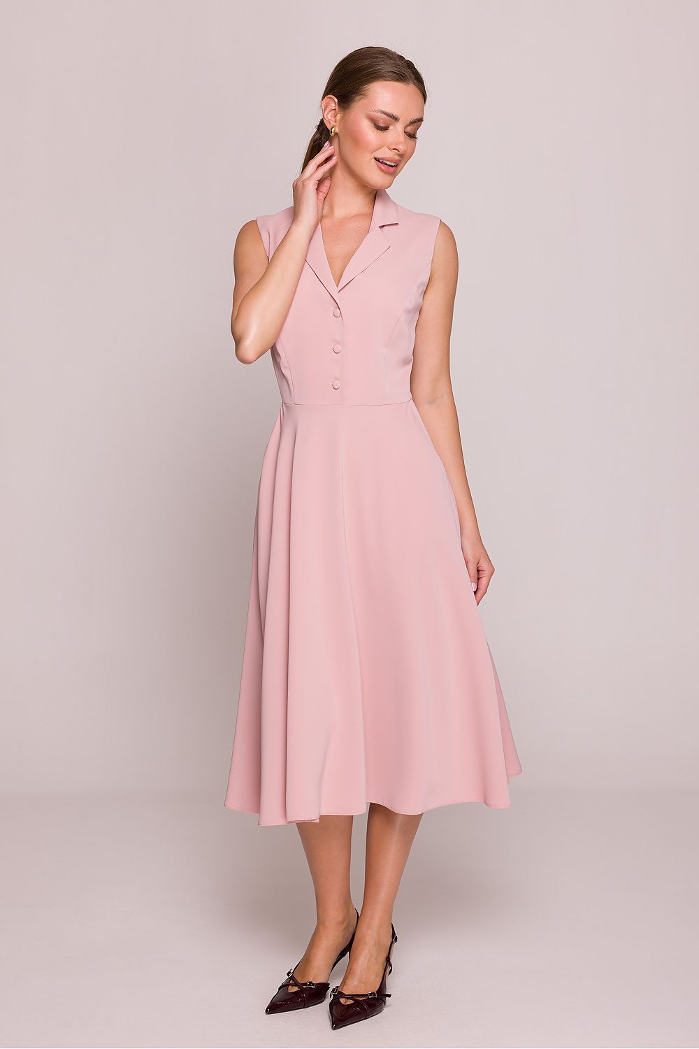   Sukienka Model S409 Powder Pink - Stylove 