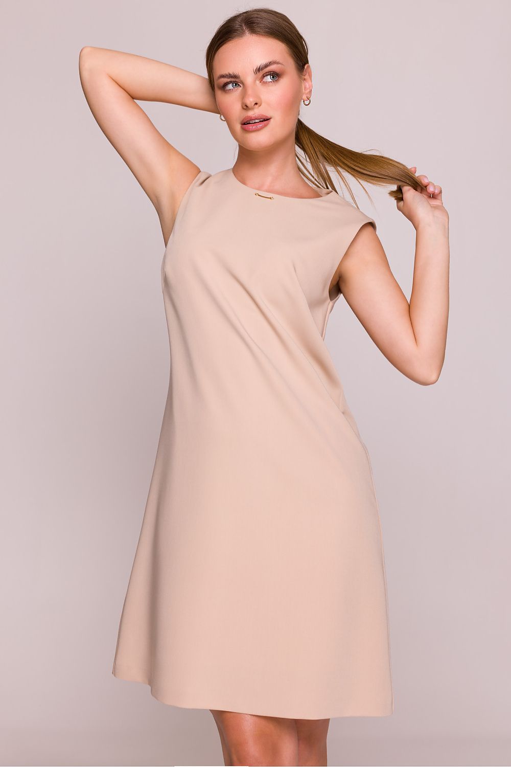  Sukienka Model S408 Beige - Stylove 