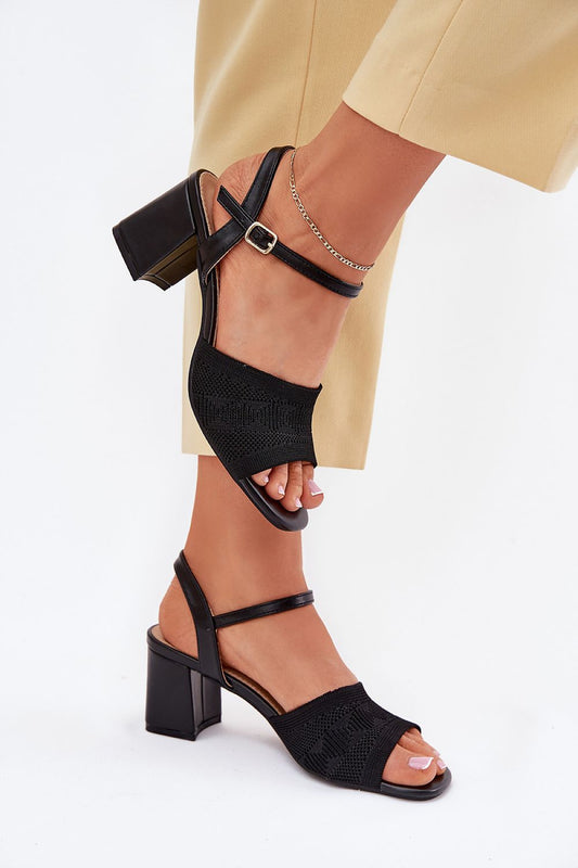  Sandały Model Sarena 55-A26 Black - Step in style 