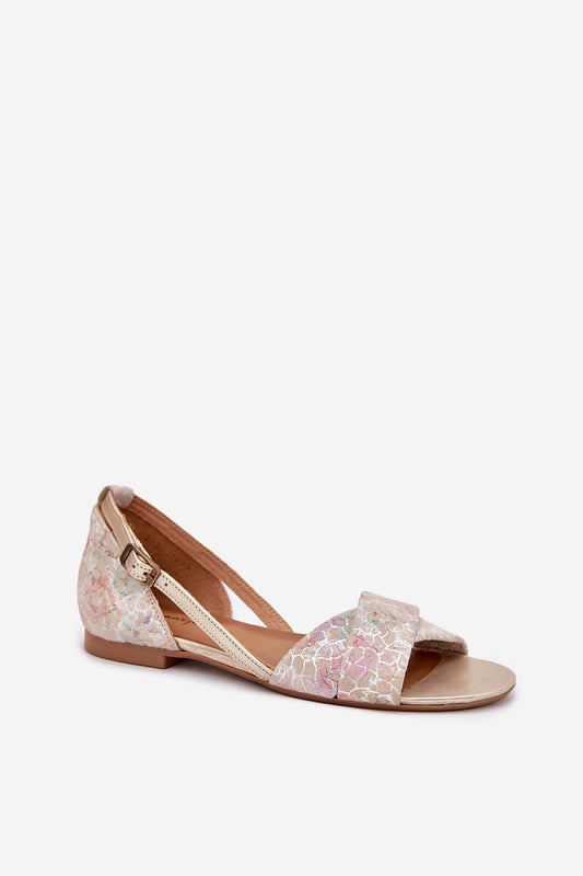  Sandały Model Maciejka 04614-22 Beige - Step in style 