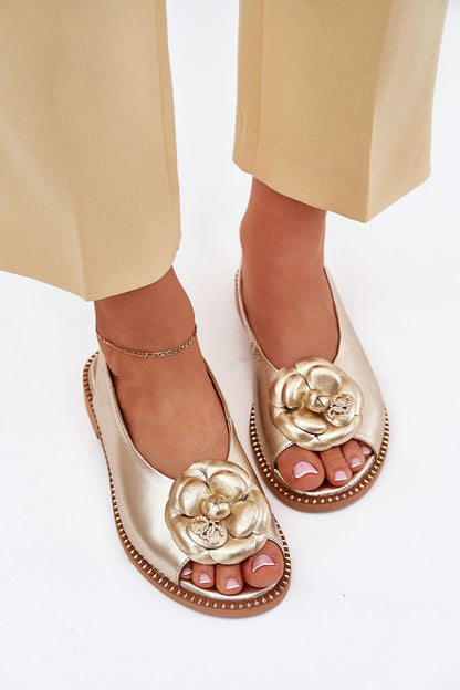  Sandały Model CheBello 4642 Gold - Step in style 