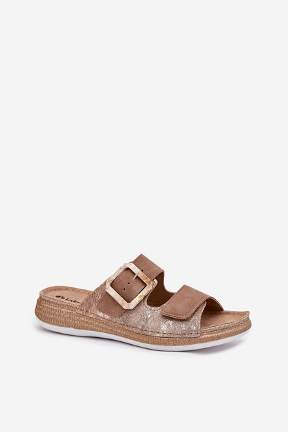  Sandał Klapki Model Inblu MK000013 Brown - Step in style 