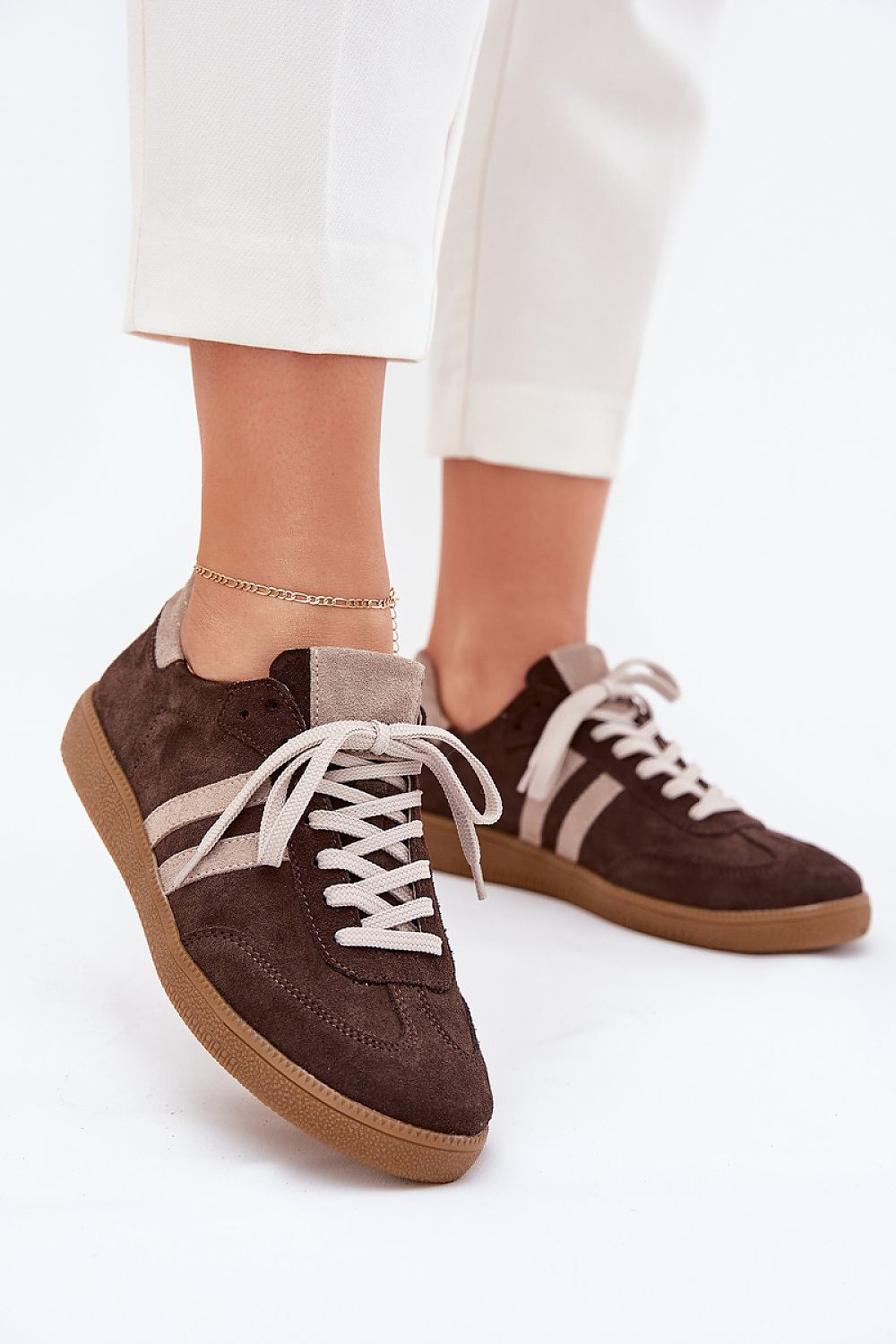   Buty Sportowe Model Zazoo N1068 Czekolada - Step in style 