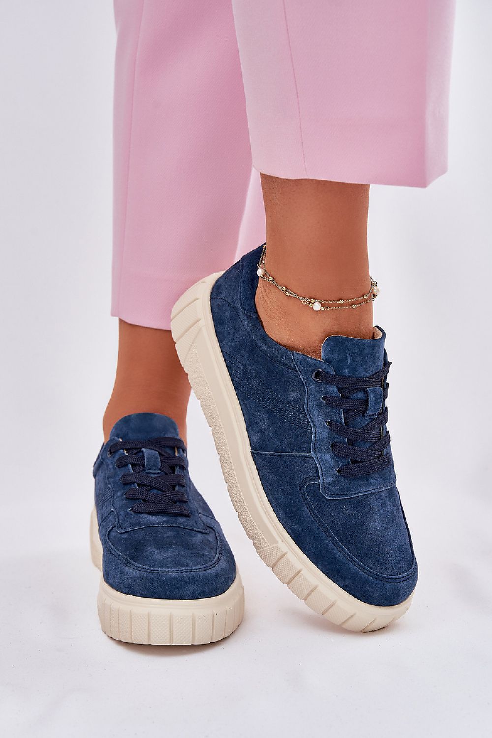   Buty Sportowe Model Rilwena 25SP18-8191 Navy - Step in style 