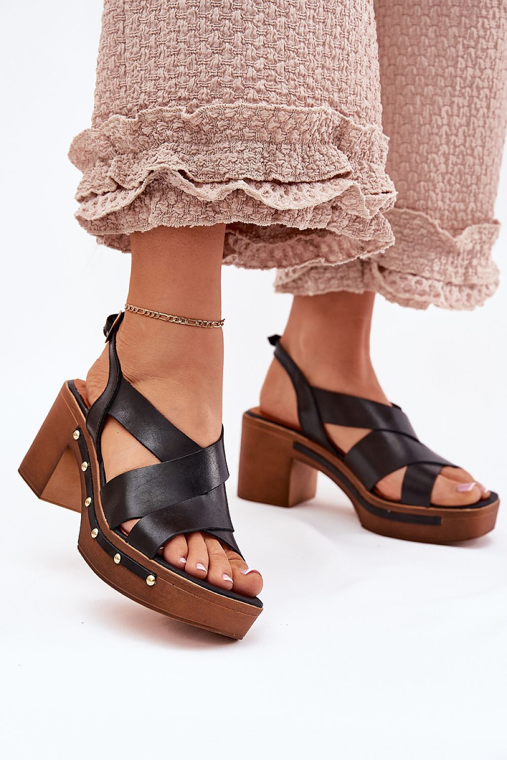  Sandały Model Zazoo 1081 Black - Step in style 