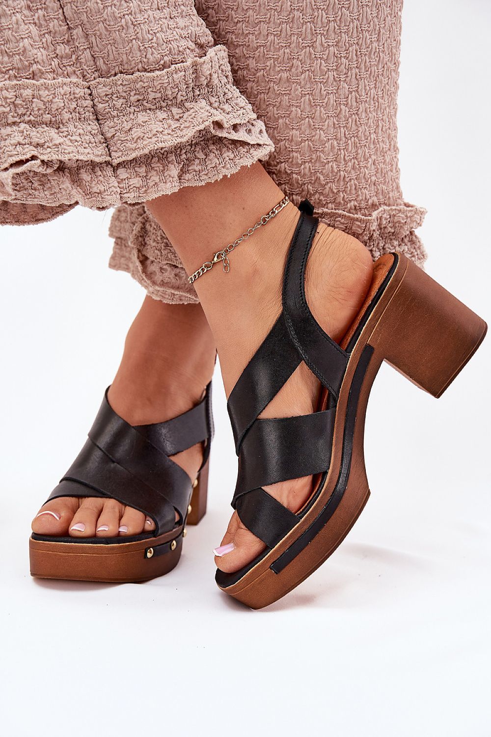  Sandały Model Zazoo 1081 Black - Step in style 