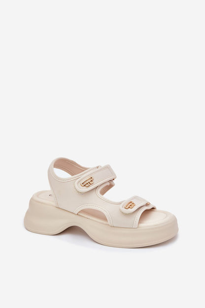  Sandały Model Luvira 25SD42-8959 Beige - Step in style 