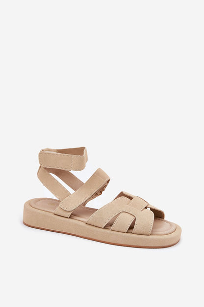  Sandały Model Uvissa NN617 Beige - Step in style 