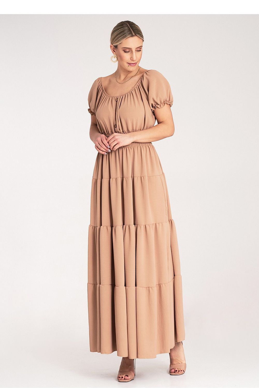  Sukienka Model M1170 Beige - Figl 