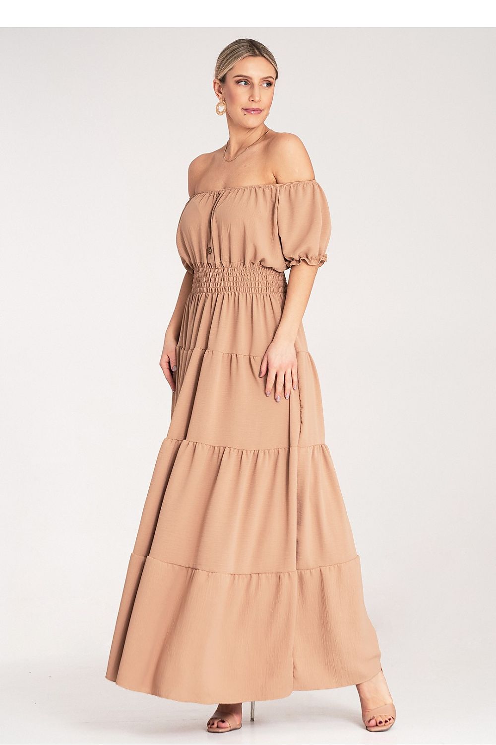  Sukienka Model M1170 Beige - Figl 