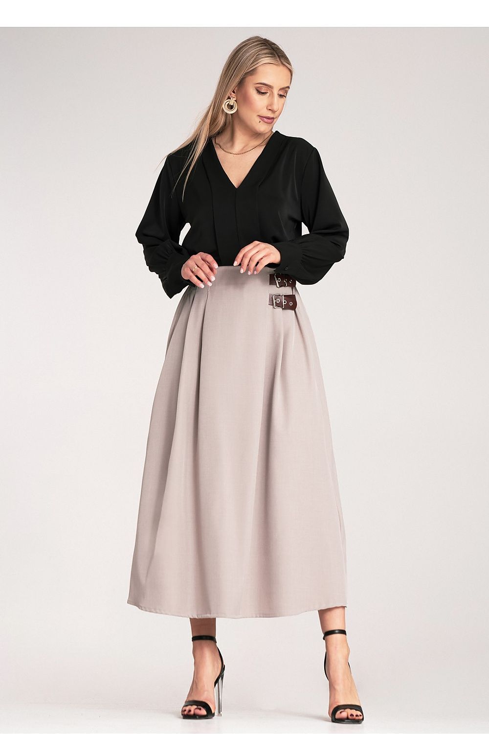  Spódnica Model M1156 Beige - Figl 