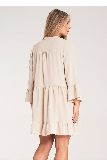  Sukienka Model M1136 Beige - Figl 