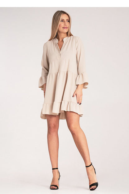  Sukienka Model M1136 Beige - Figl 