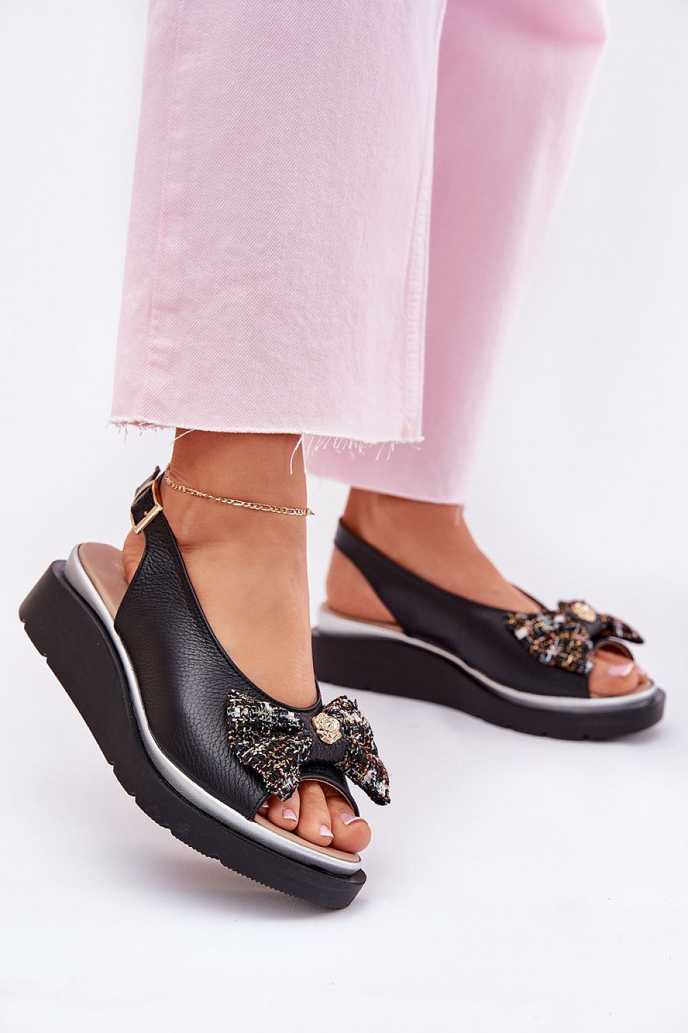  Sandały Model Zazoo 1882 Black - Step in style 