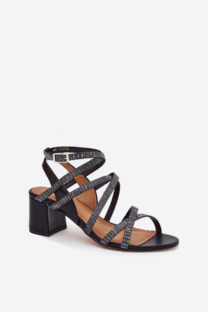  Sandały Model Maciejka 06969-01 Black - Step in style 