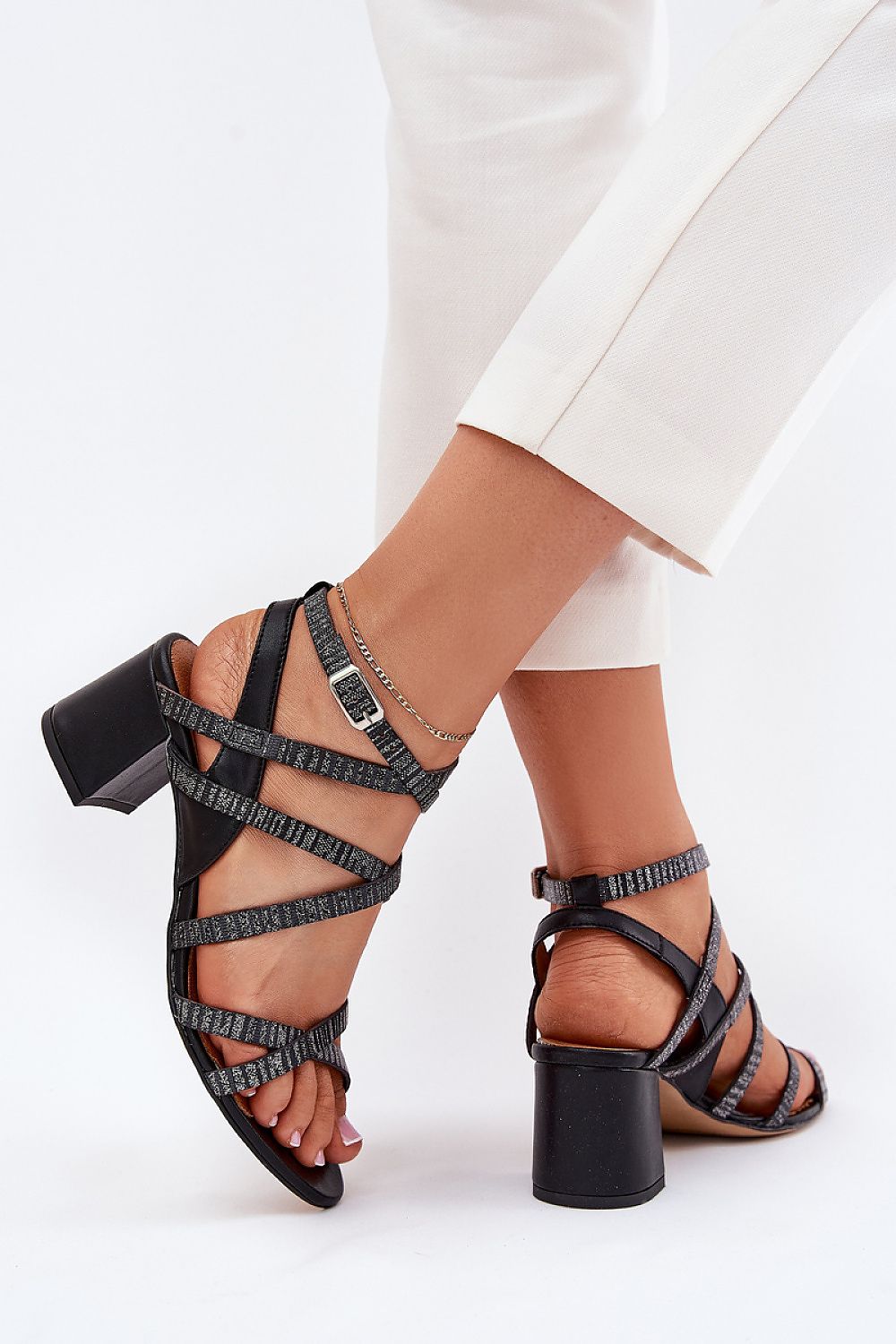  Sandały Model Maciejka 06969-01 Black - Step in style 