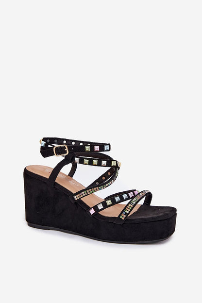  Sandały Model Lunara JH399 Black - Step in style 