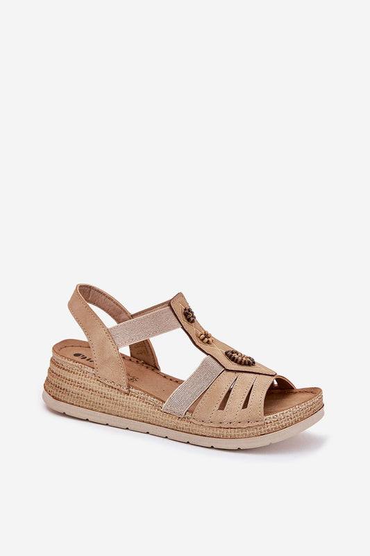  Sandały Model Inblu RV000015 Beige - Step in style 