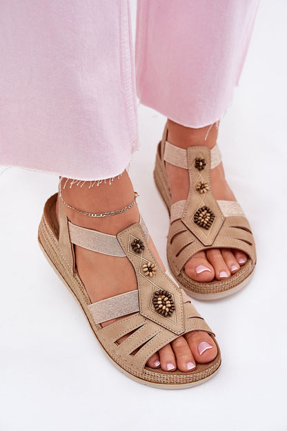  Sandały Model Inblu RV000015 Beige - Step in style 