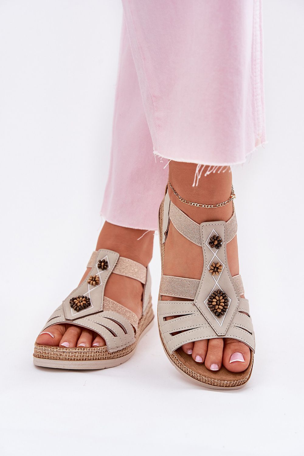  Sandały Model Inblu RV000015 Light Beige - Step in style 