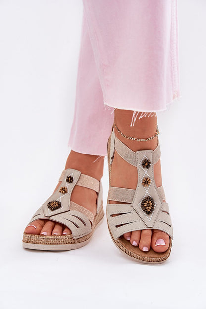  Sandały Model Inblu RV000015 Light Beige - Step in style 