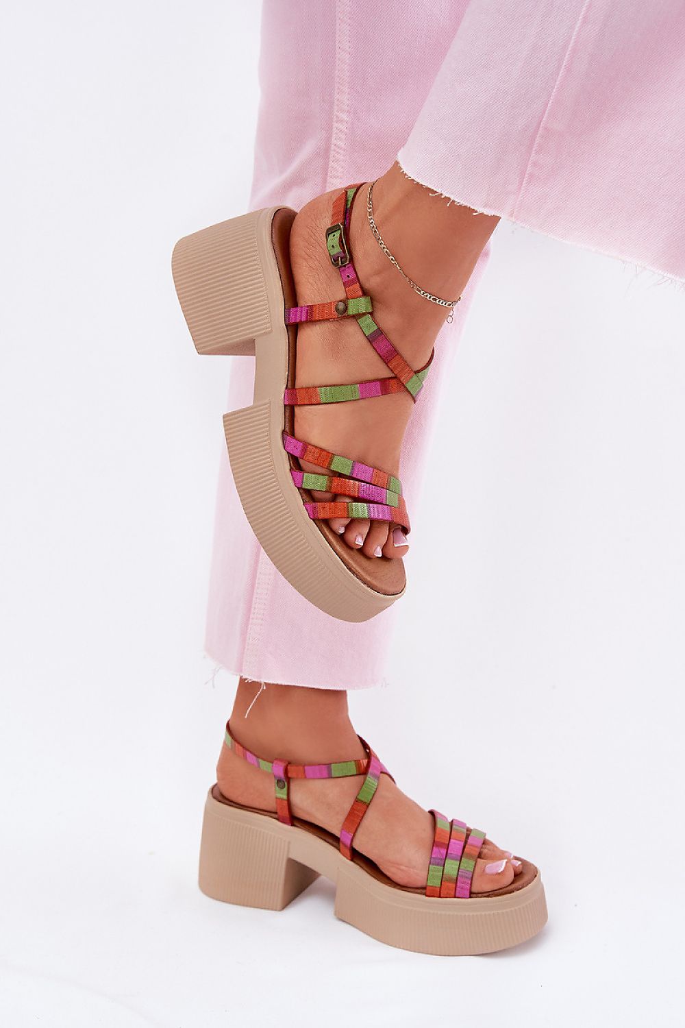  Sandały Model Maciejka 06990-39 Multicolor - Step in style 