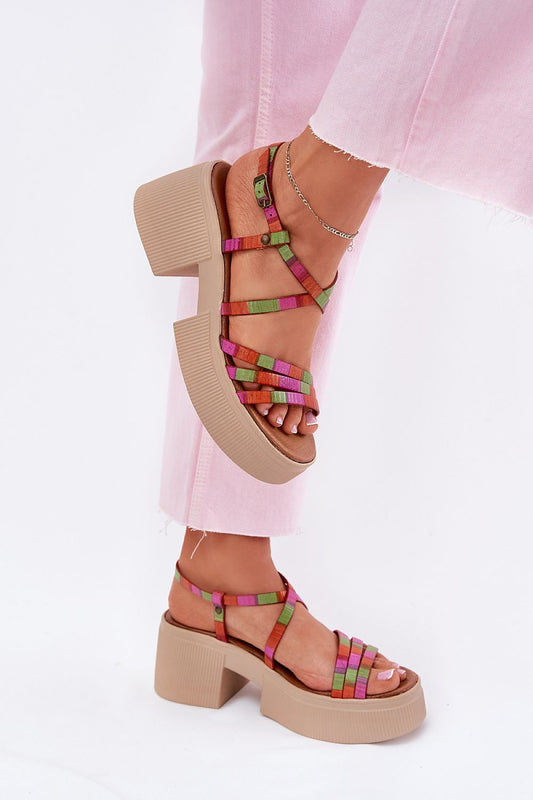  Sandały Model Maciejka 06990-39 Multicolor - Step in style 