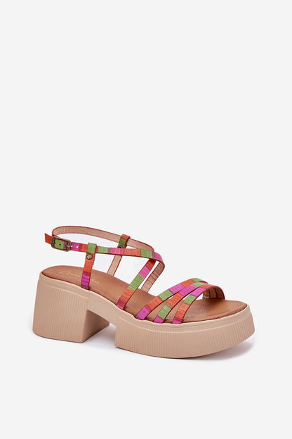  Sandały Model Maciejka 06990-39 Multicolor - Step in style 