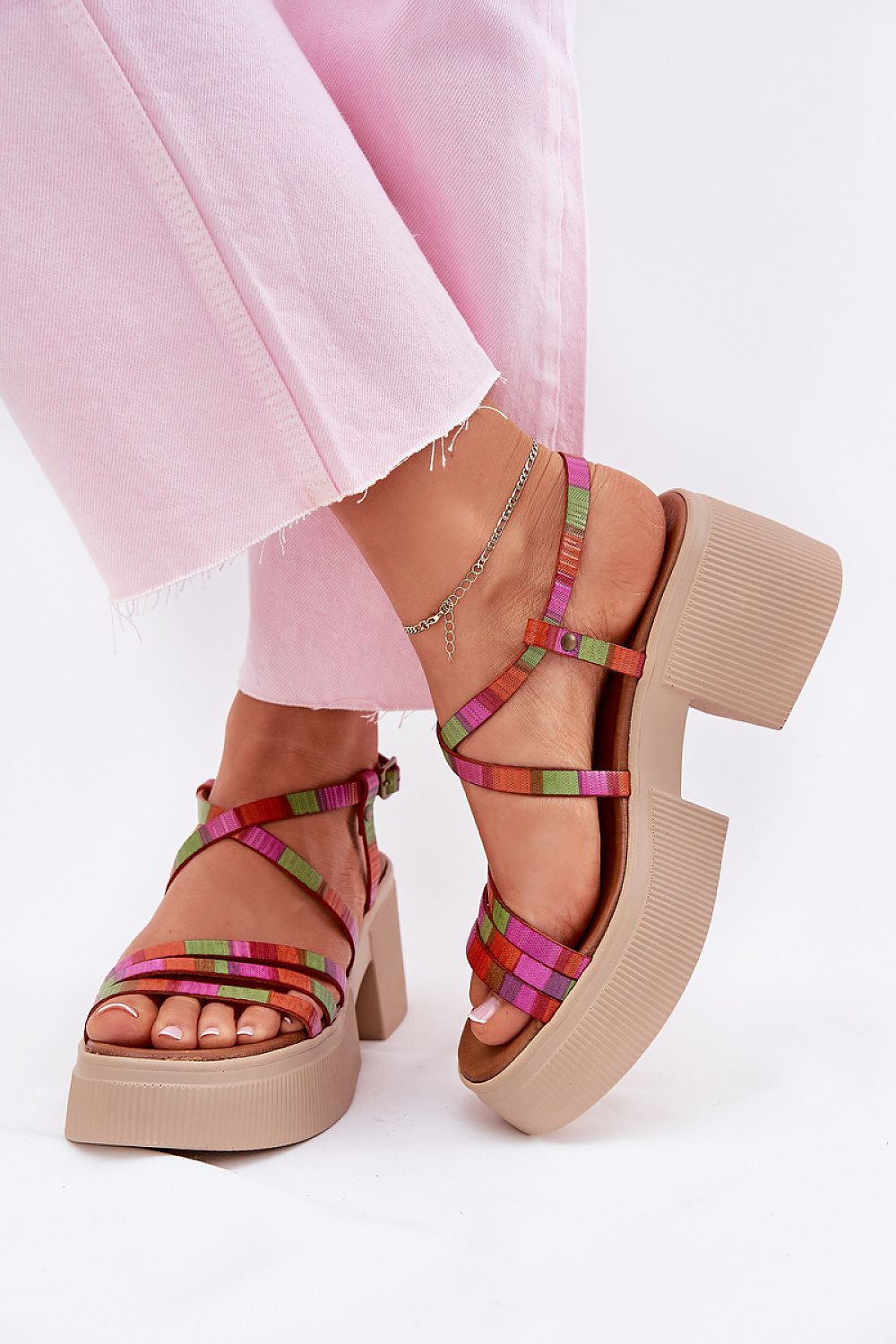  Sandały Model Maciejka 06990-39 Multicolor - Step in style 