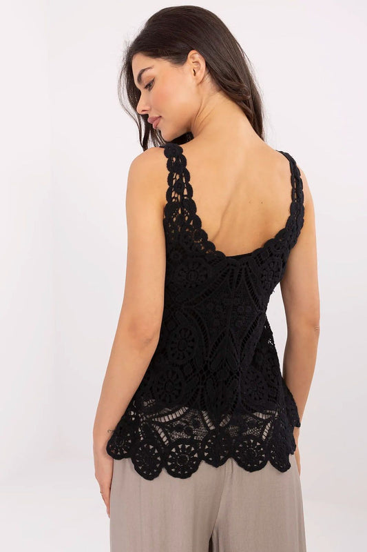   Bluzka Model MI-BZ-9006.75 Black - Italy Moda 