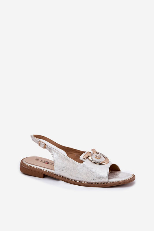  Sandały Model S.Barski KV51-003 Silver - Step in style 