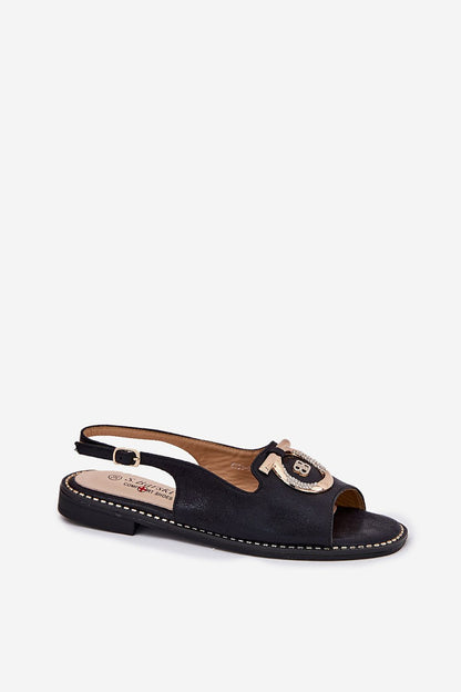  Sandały Model S.Barski KV51-003 Black - Step in style 