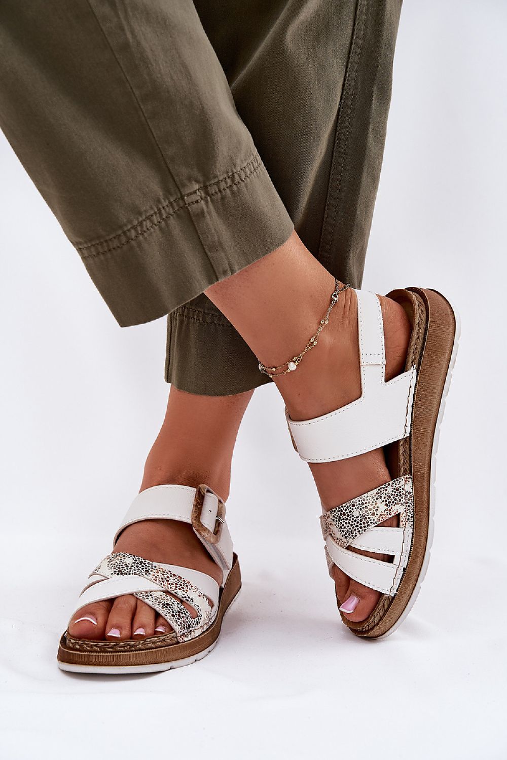  Sandały Model Inblu GS000056 White - Step in style 