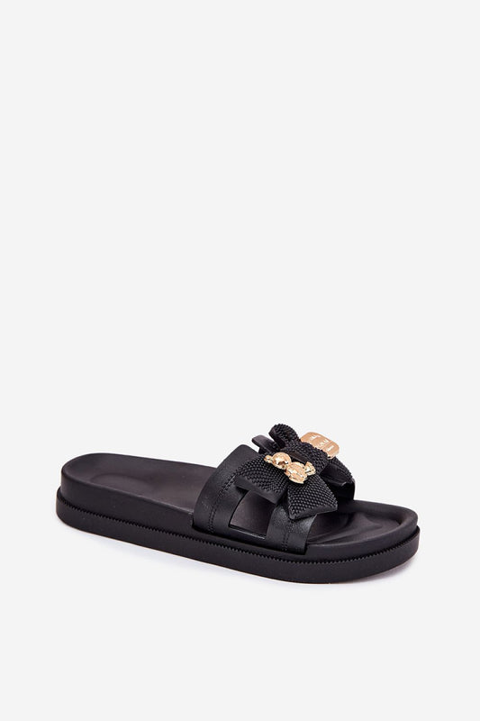  Sandał Klapki Model Lynara CK323 Black - Step in style 