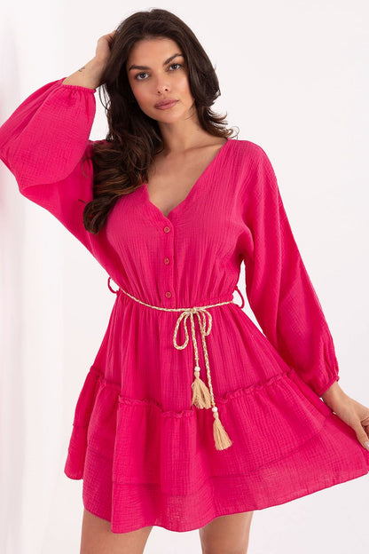  Sukienka Model MI-SK-A5079.27 Fuksja - Italy Moda 