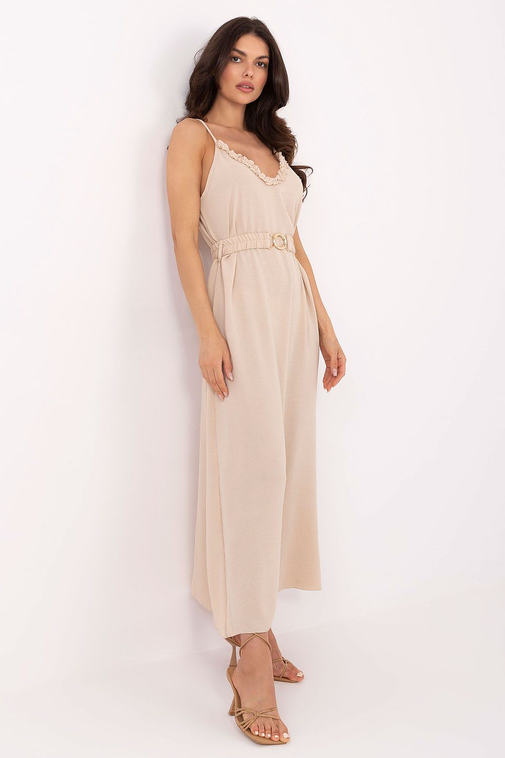  Sukienka Model TW-SK-BI-1458-1.64 Beige - Och Bella 