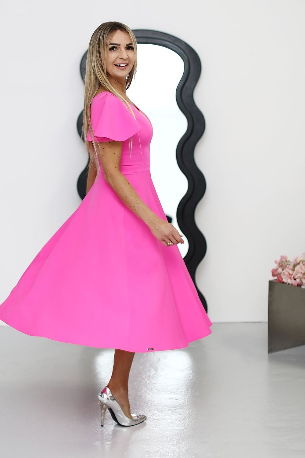  Sukienka Model Elisse Pink - Jersa 