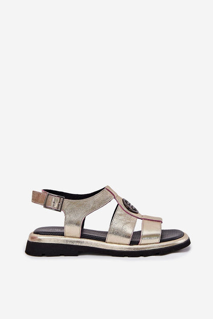  Sandały Model Artiker 56C0689 Gold - Step in style 