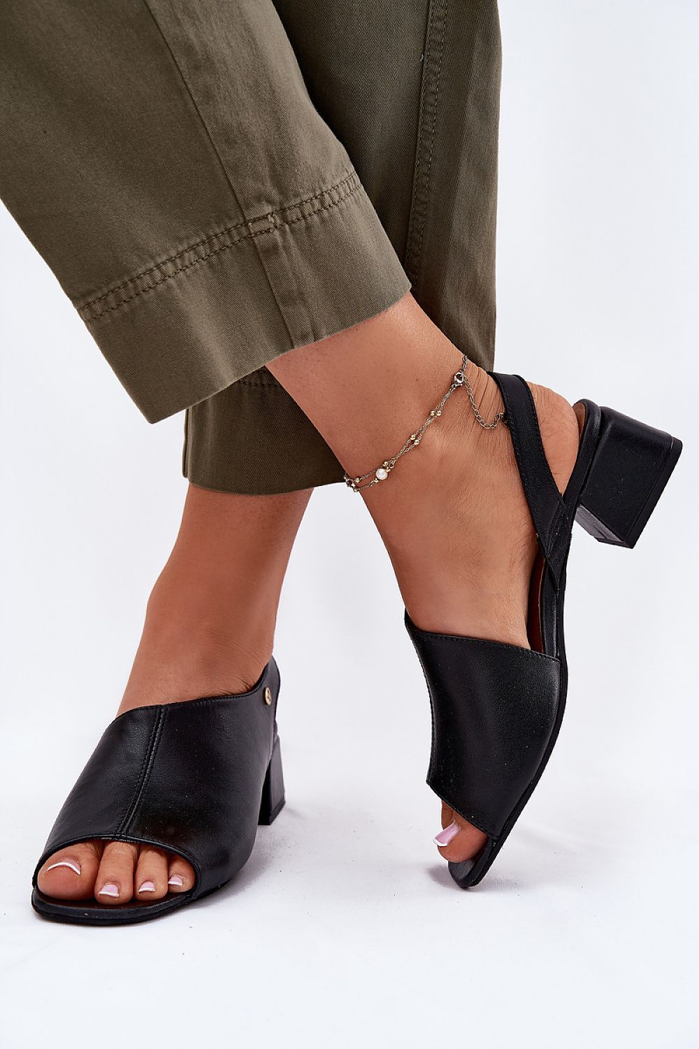  Sandały Model Maciejka 06975-01 Black - Step in style 