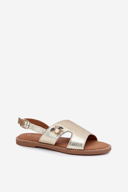  Sandały Model Vinceza 17378 Gold - Step in style 