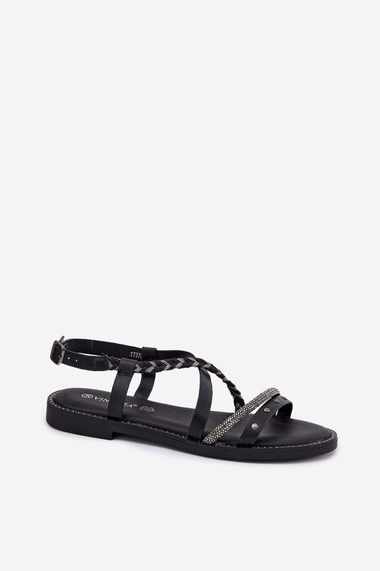  Sandały Model Vinceza 17379 Black - Step in style 