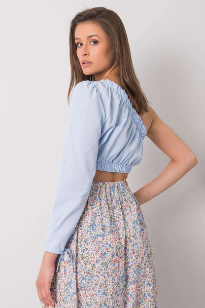  Bluzka Model 341-BZ-5267.04 Light Blue - Rue Paris 