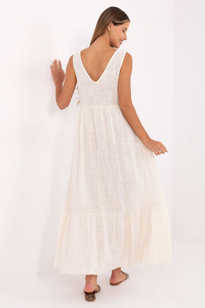  Sukienka Model TW-SK-BI-28007.63 Light Beige - Och Bella 