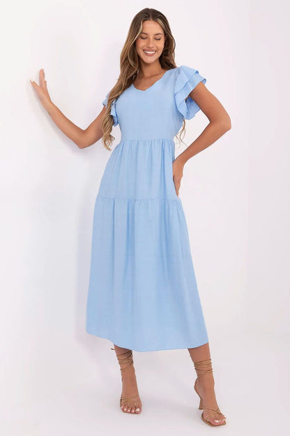  Sukienka Model MI-SK-A2489.21 Light Blue - Italy Moda 