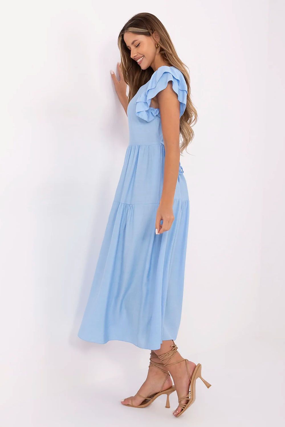  Sukienka Model MI-SK-A2489.21 Light Blue - Italy Moda 